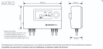 Sterownik EUROSTER 11BU do pompy ładującej BUFOR